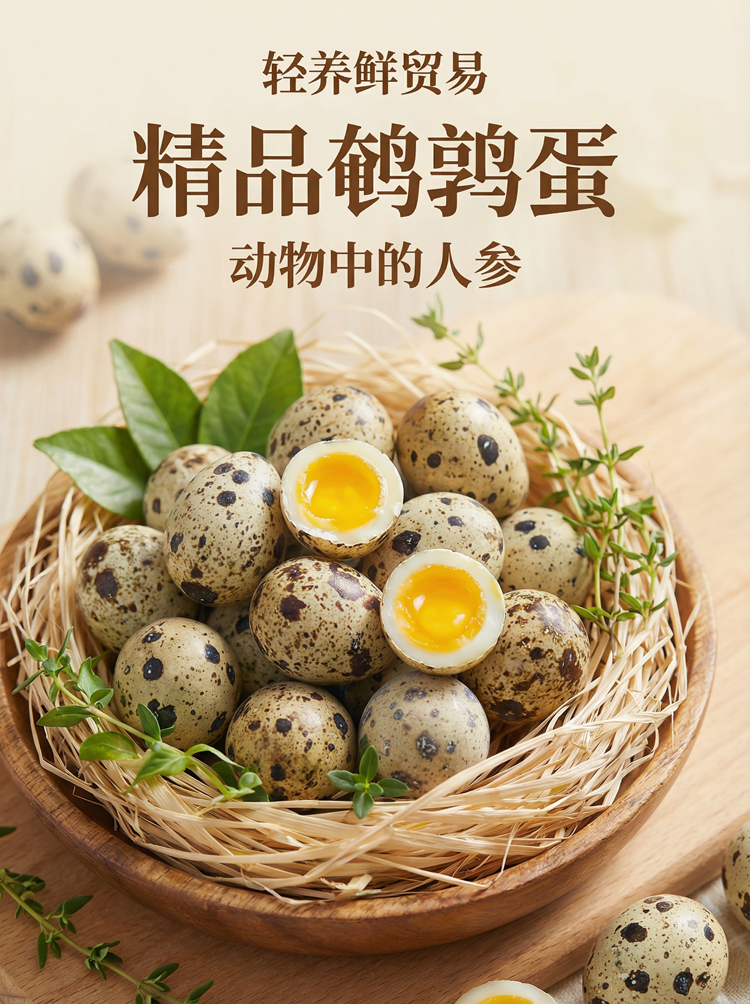 新鲜鹌鹑蛋